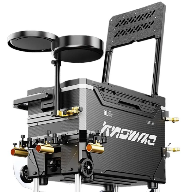 Nueva caja enfriadora de pesca, conjunto completo de equipo de pesca, plataforma multifuncional, cubo para pescado con ruedas, caja enfriadora de pesca