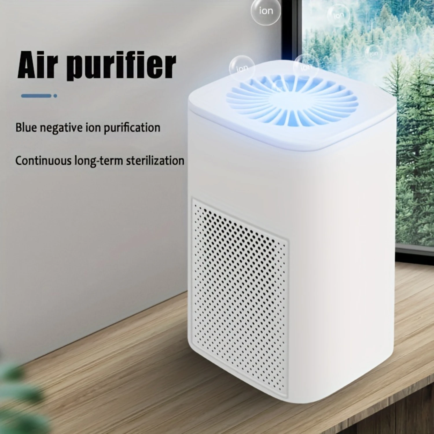 Goodbye Haze  A Powerful Air Purifier for  & Office with Digital Display, Air Monitor & HEPA Filter to Remove 99.98% of Smoke, D