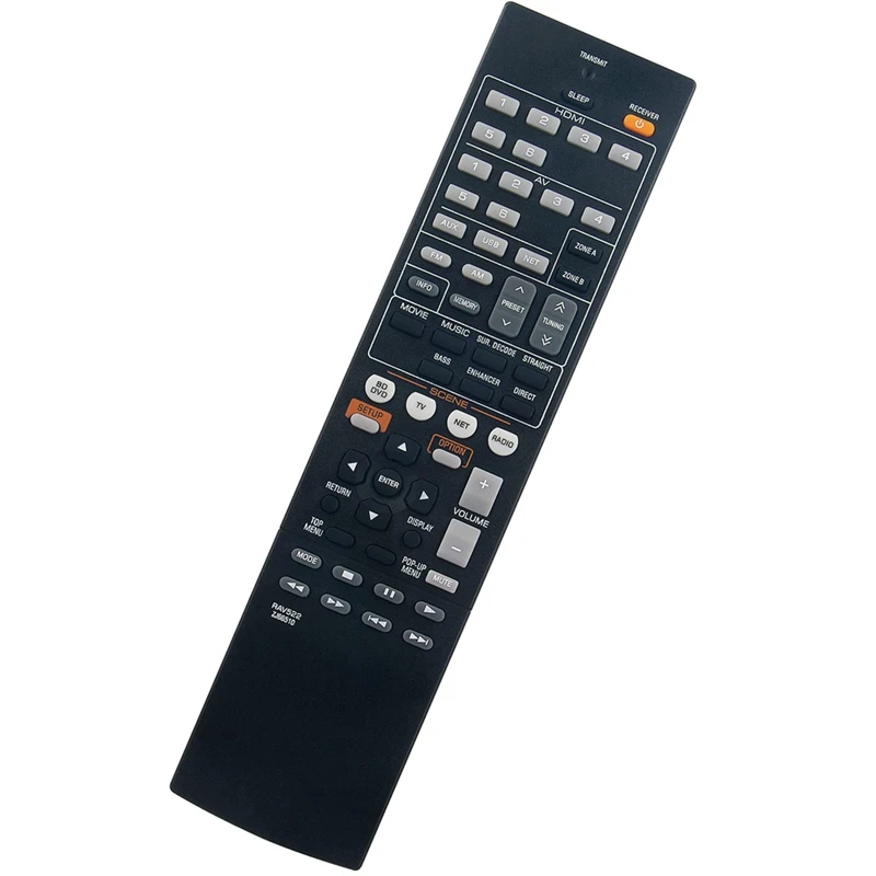 Fernbedienung Ersatz RAV522 für Yamaha AV Receiver RX-V477 RX-V577 RX-V477BL RX-V577BL RXV477 RXV577 RXV477BL Langlebig