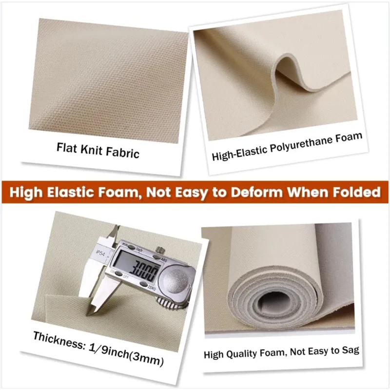 250/300x150cm Black Interior Car Roof headliner Fabric Sponge for interior Ceiling Upholstery Sky Roof liner Trim Repair Fabrics