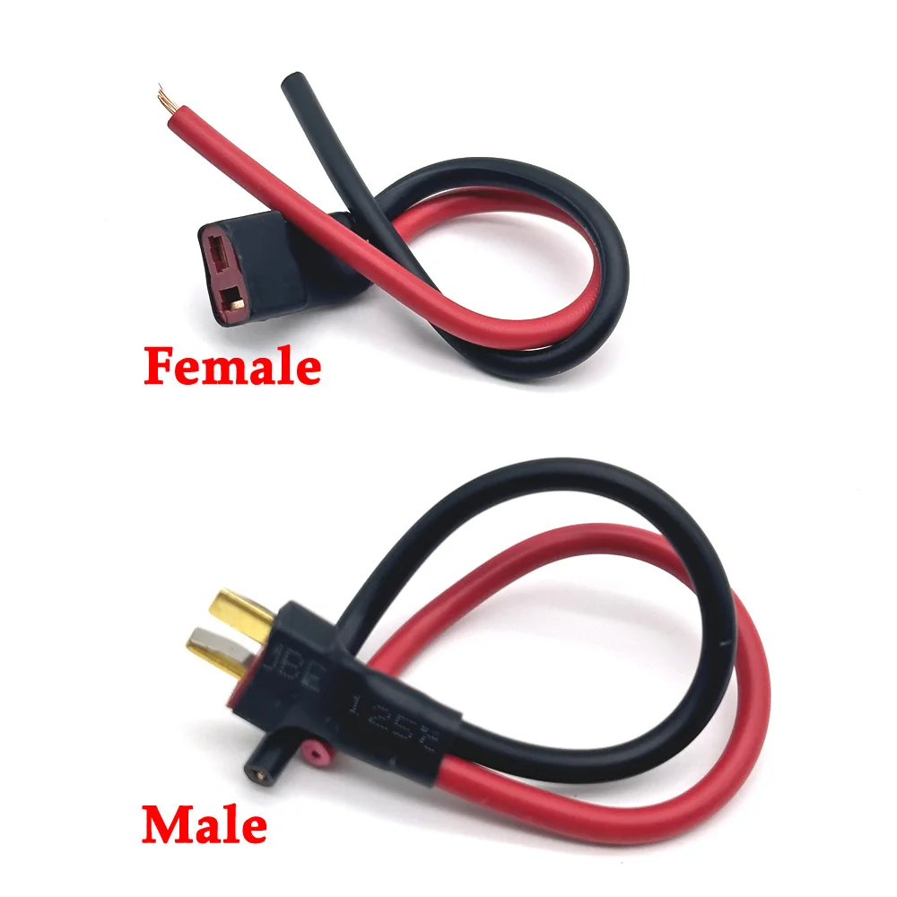 T plug plug Male Female Connector Housing Silicone Wire For Helicopter Drone Li Lithium Lon Battery T-Shaped