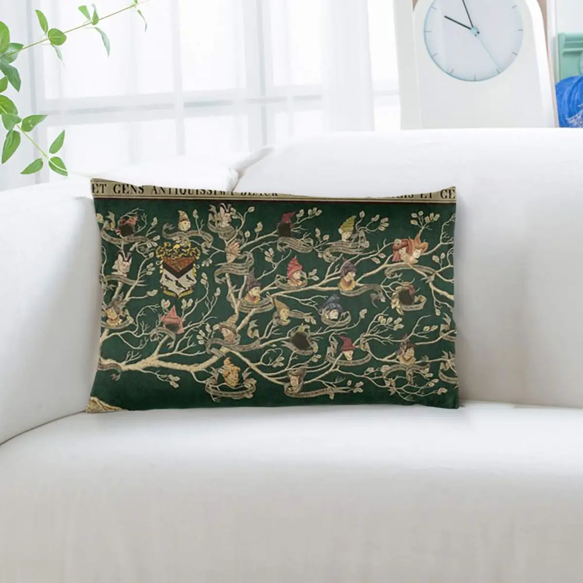 Noble House Of Black Family Tree Rectangle Pillowcase Cushion Cover Decor Bedroom Bed Home Comfort Throw Pillow
