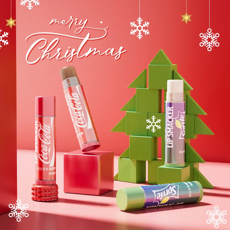 LiP Smacker X Coca-Cola Lippenbalsam-Set mit klassischem Geschmack (2-teilig), langanhaltende Feuchtigkeit – Lippenpflege mit Cola- und Sprite-Geschmack