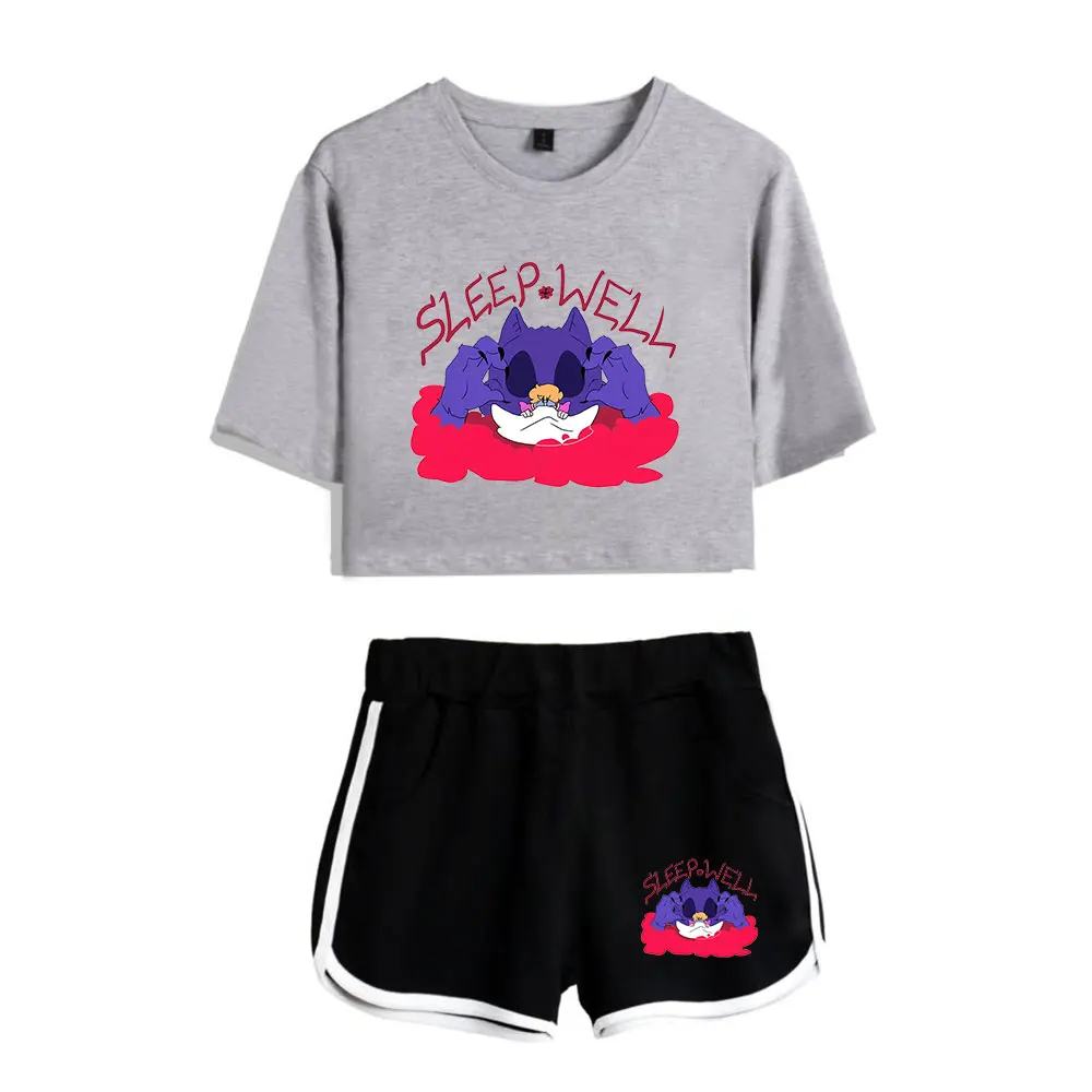 CG5 merch Sleep Well 90s Vintage  T-Shirt sets for women/men  short tshirt gym sets  streetwear short pants