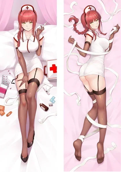 

180cm Japanese Anime Chainsaw Man Dakimakura Male Otaku Cushion Cover Peachskin Fullbody Throw Pillow Case Cosplay