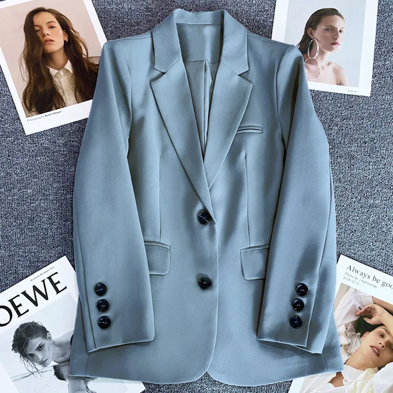 

Jacket for Women in Spring Autumn Loose Casual Temperament Commuting Street Suit Top Blazers