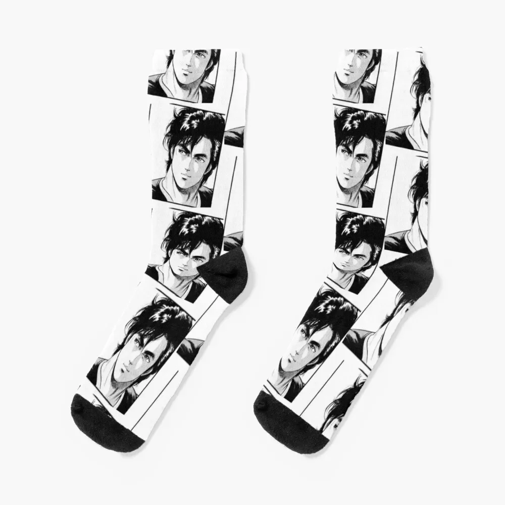 

City Hunter - Ryo Saeba Socks funny gift designer Male Socks Women's