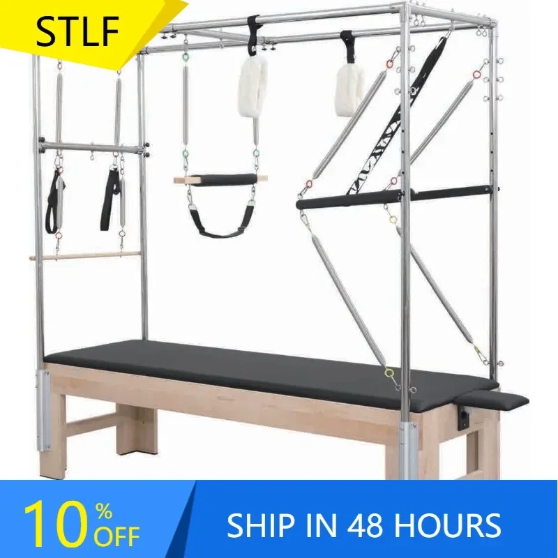 XMSJ Maple Pilates Reformer Gym Custom Logo Color Yoga Maple Fitness Pilates Core Bed