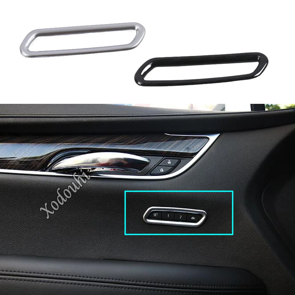 Bouton de réglage du siège de rappel, rappel de mémoire, bouton de commutation, garniture pour Cadillac XT5 2016 2017 2018 2019 2020 2021 2022