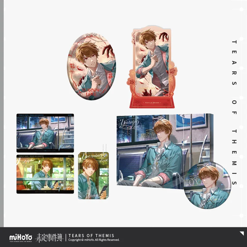 

Sunsyea Tears of Themis Official Merch miHoYo Original Authentic QW Series Badge Acrylic Stand Raven