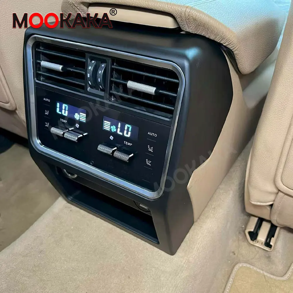 For Porsche Cayenne 2010-2017 AC Board Air Conditioning Panel Climate Control Unit Rear Seat Air Conditioner Vent Display Screen