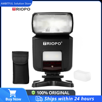 TRIOPO TR-350 TTL HSS High Speed Sync Camera Speedlite Flash SLR Mirrorless Camera Shoe Light for Canon Sony Fuji Nikon