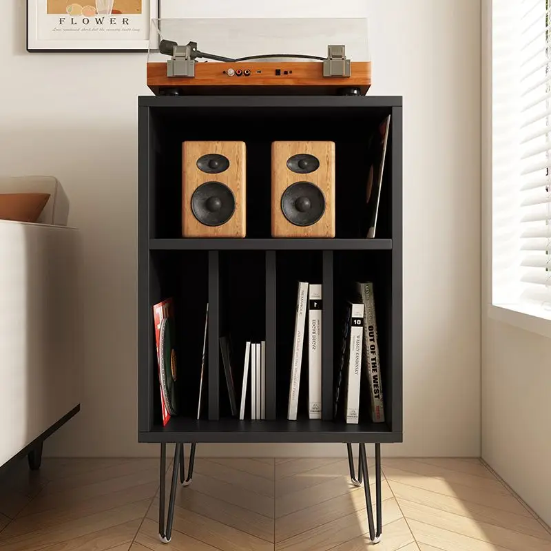 

Record Cabinet Storage Rack Rack Storage CD Stereo Display Rack Magazine Cabinet