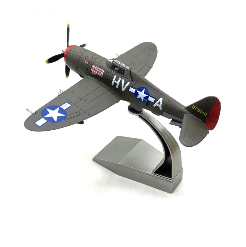 

1/72 New Arrival Special Price Diecast Metal American P-47 Thunderbolt Fighter Model Furniture Display Collection Toys Children