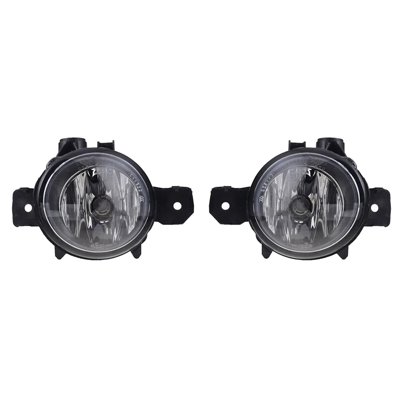 

1Pair Front Bumper Fog Light 63176924655 63176924656 Parts For BMW X1 X3 X5 E70 E80 E83 2004-2014 Fog Lamp With Halogen Bulb