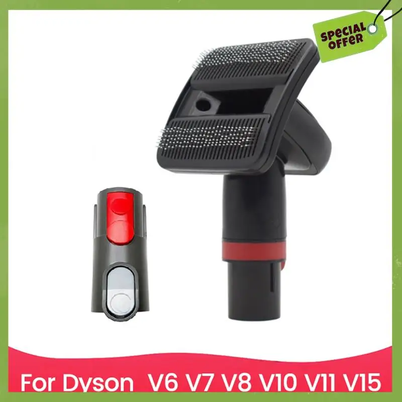 فرشاة تفريغ شعر الكلب ABGP لـ Dyson V6 V7 V8 V10 V11 V15 مرفقات فراغ مع محول أدوات العناية بالحيوانات الأليفة