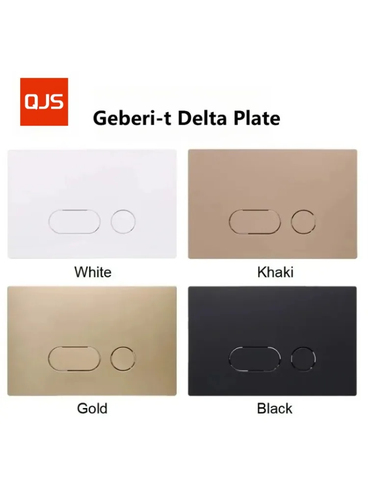 Dubbele bedieningsplaat voor Geberit Up180 inbouwreservoir, Delta 21 50 serie paneel voor wandcloset, verborgen tankknop - afbeelding 2