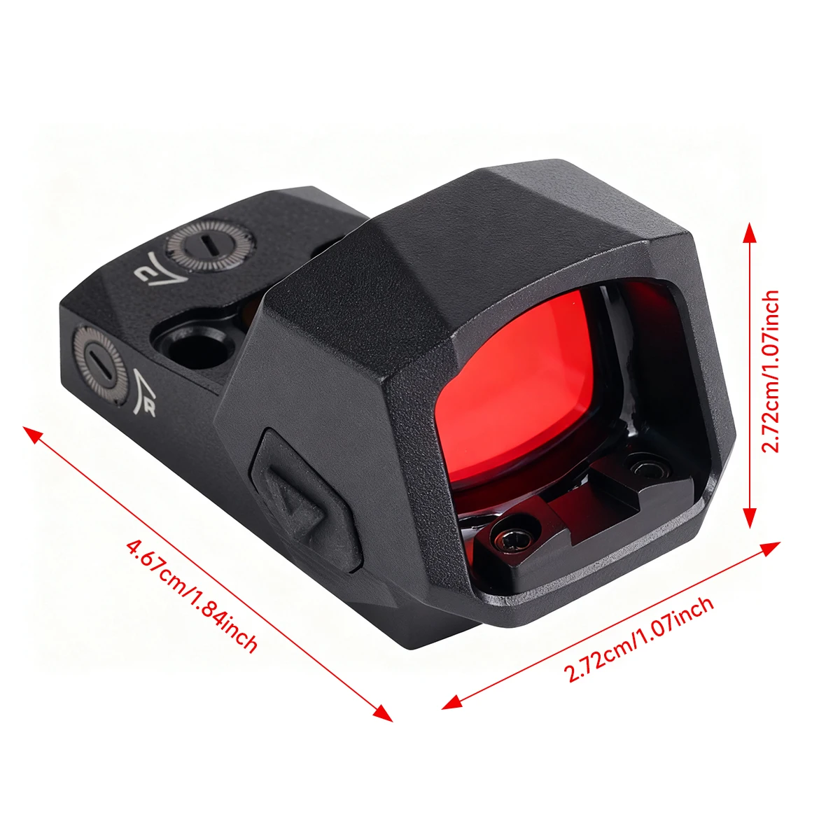 Mira táctica punto rojo resistente al agua y a golpes con activación - imagen 3