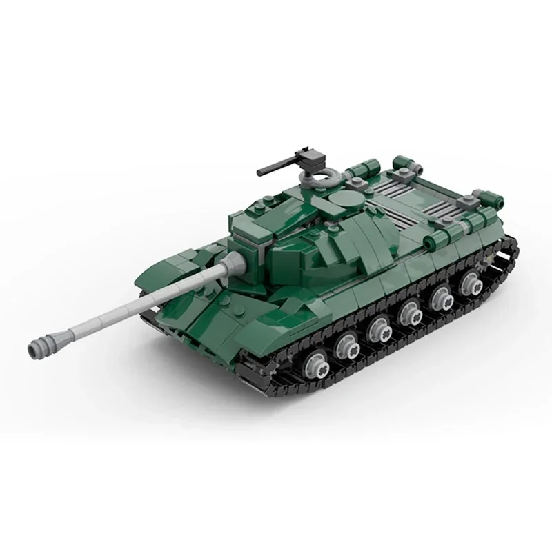 Moc tijolos de construção modelo militar is-3 tecnologia tanque de assalto pesado blocos modulares presentes brinquedos de natal conjuntos diy montagem