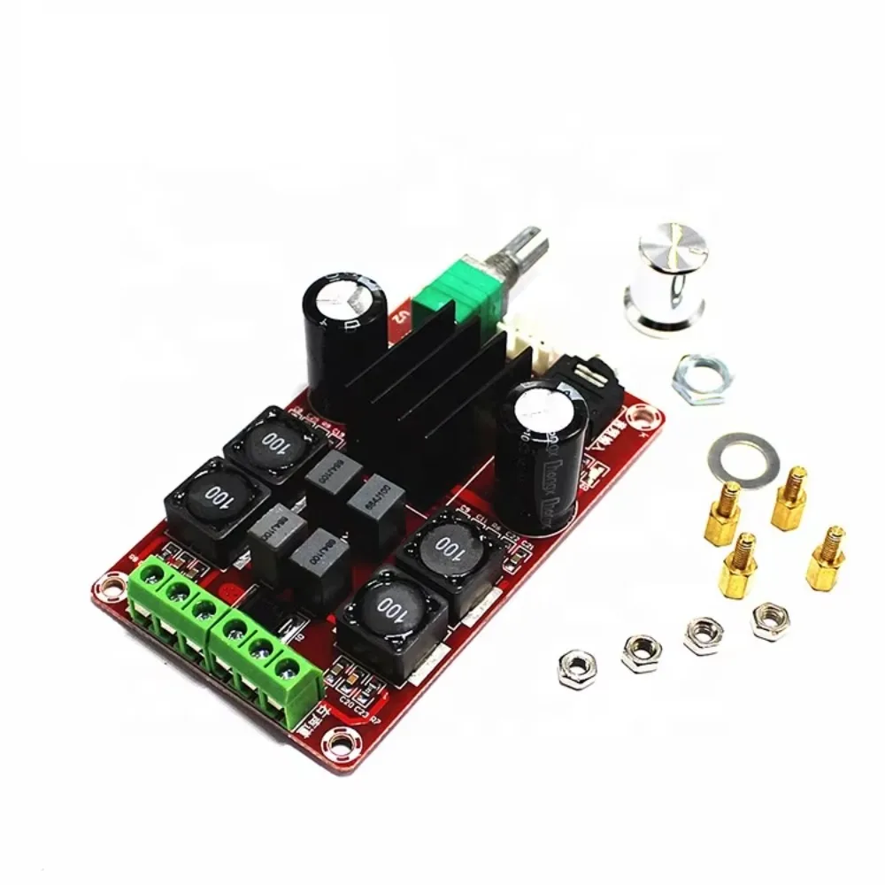 

XH-M189 2*50W high-end digital power amplifier board DC24V TPA3116D2 dual channel stereo power amplifier board