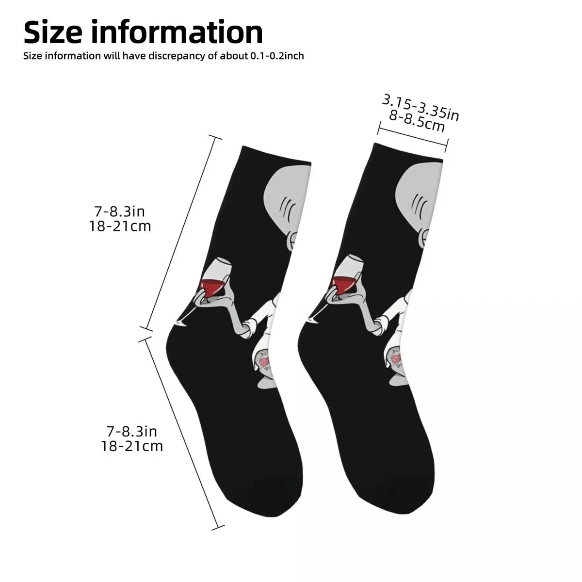 Funny Crazy compression Steam Community Sock for Men Hip Hop Vintage A-American Dad Cartoon Happy Seamless Pattern Printed Boys