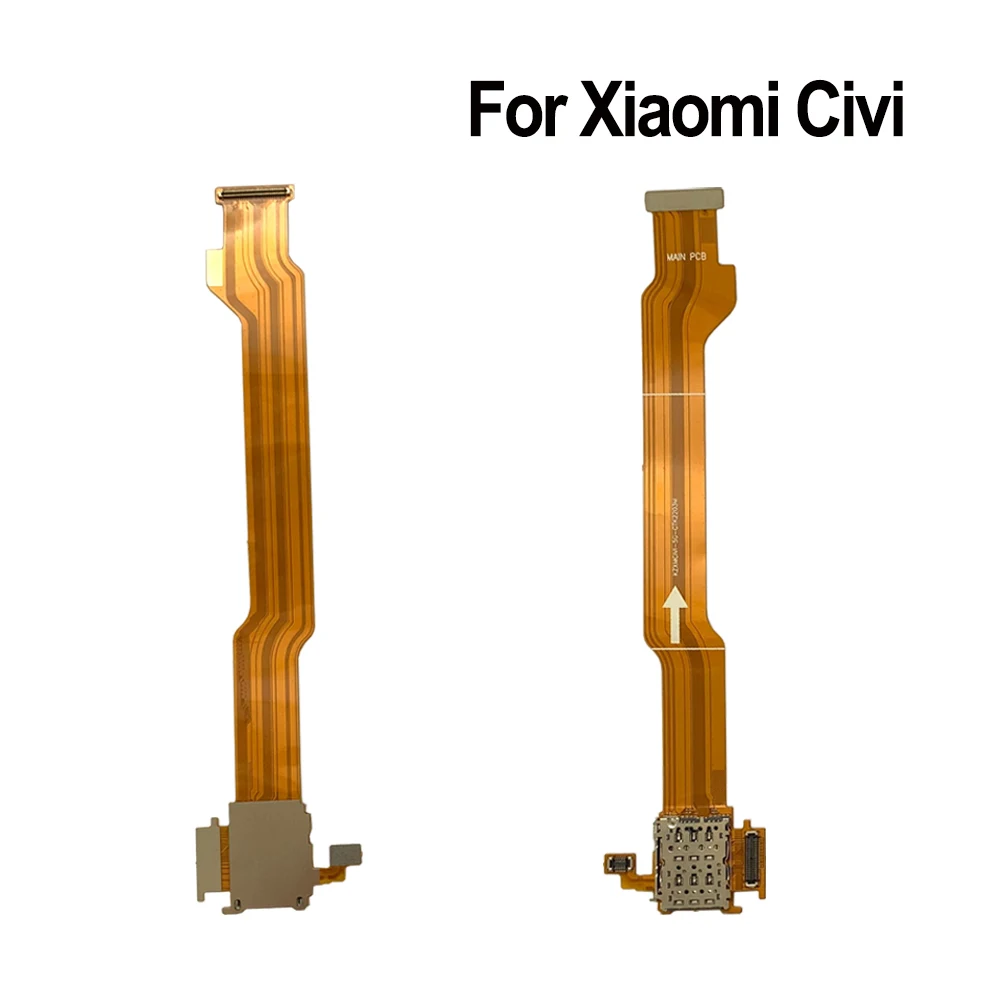 

20PCS Lots SIM Card Reader Flex Cable For Xiaomi Civi SIM Holder Connector Board Replacement Parts For Mi Civi 2109119BC