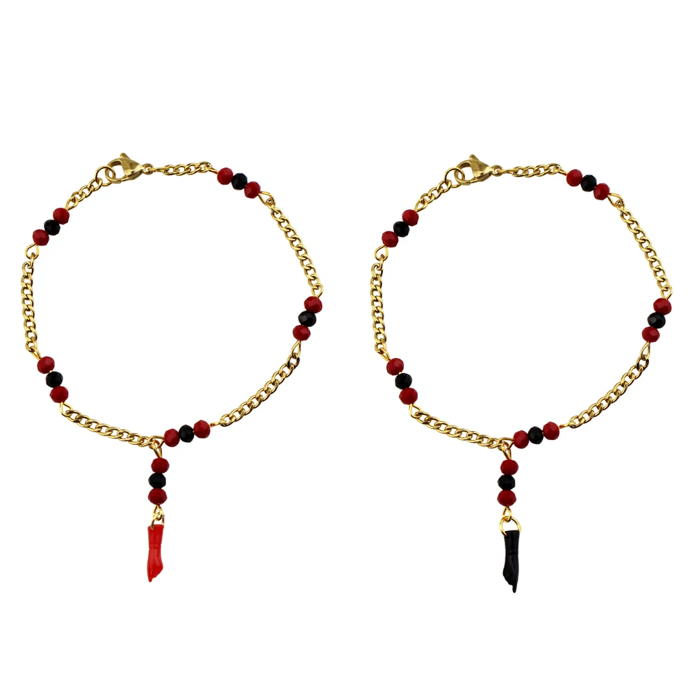 Pulsera Mano de Azabache para Bebé, Amuleto de la Suerte, Joyería para Mujeres y Niñas, Regalos