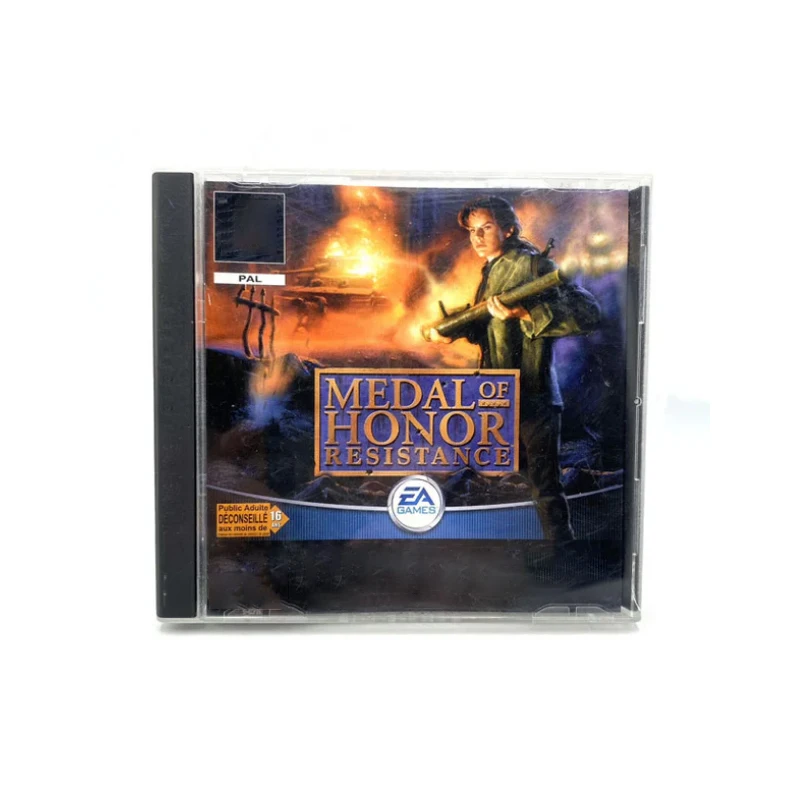 PS 1 medal of honor Copy Disc Game Black Bottom Unlock Console Station 1 Retro Optical Driver Video Game Part