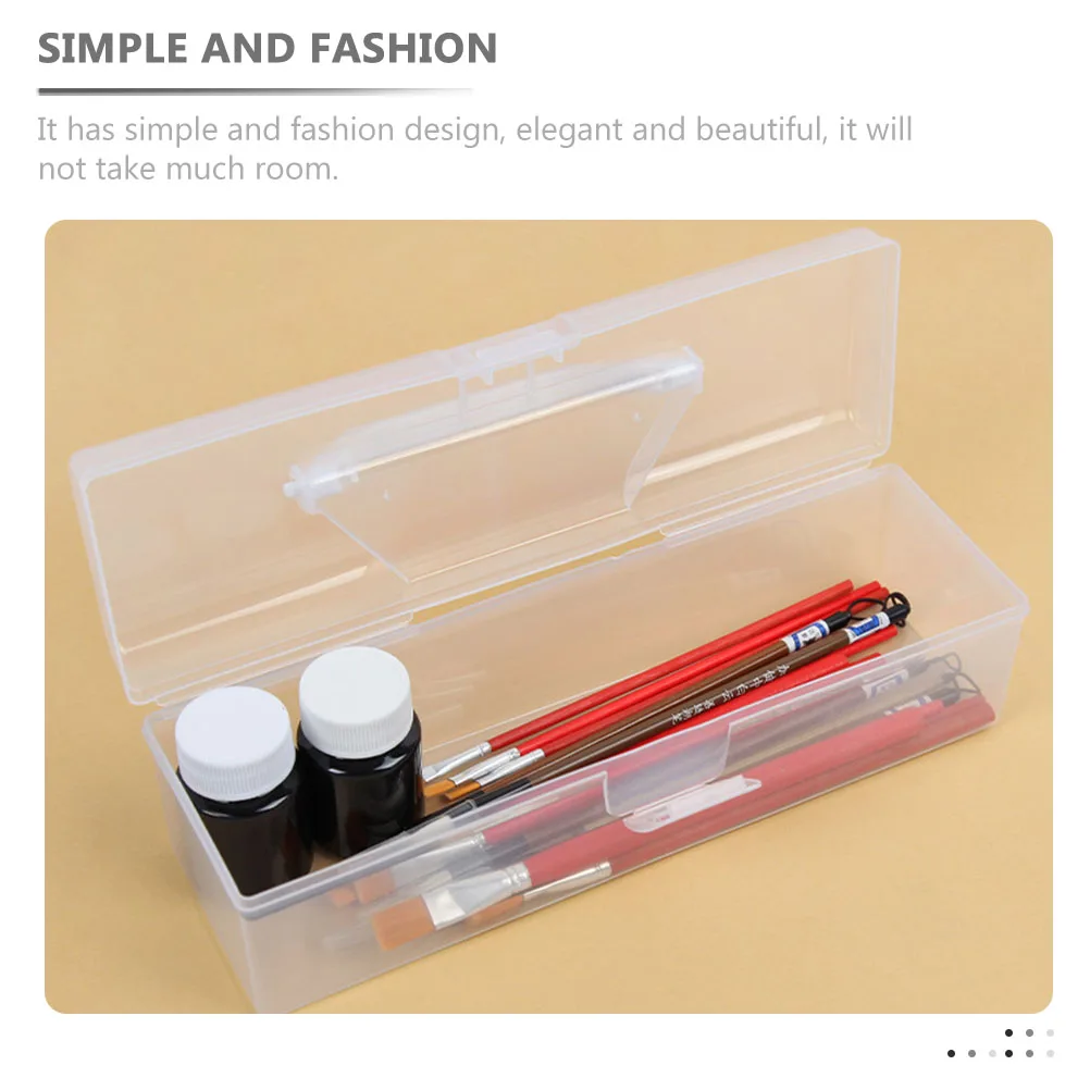 

4pcs Kitchen Cutlery Storage Box Pp Material Countertop Utensil Holder For Forks Chopsticks Noodle Keeper Transparent