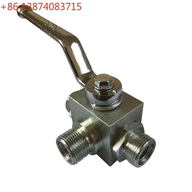 male type high pressure hydraulic two position three-way manual valve KHB3K-M16*1.5M22 M27 M30 M36*2