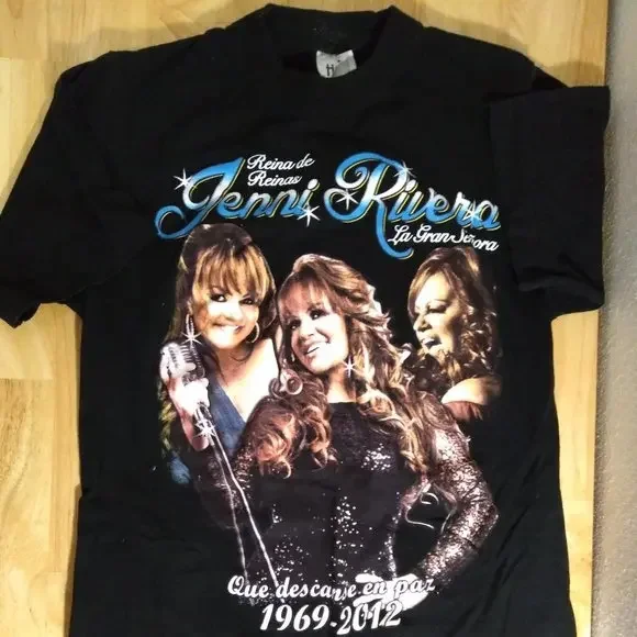 Deadstock Jenni Rivera La Gran Senora Memorial Rap T-Shirt