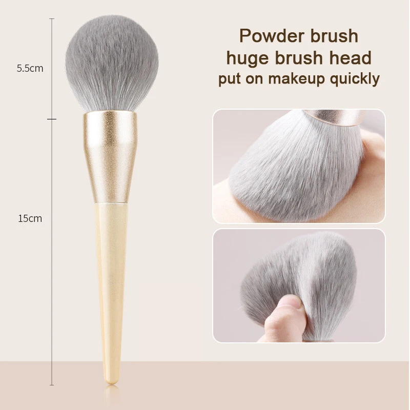 Super Large Loose Powder Brush, Soft and Fluffy Brush Hair Facial Foundation Contouring Makeup Brush for Face Beauty Makeup Tool