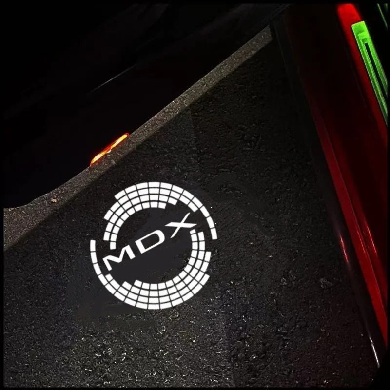 

For Acura MDX 2007-2016 2017 2018 2019 RDX RLX ZDX TLX TL TSX High Quality LED Emblem Car Door Light Luces Projector Car Good