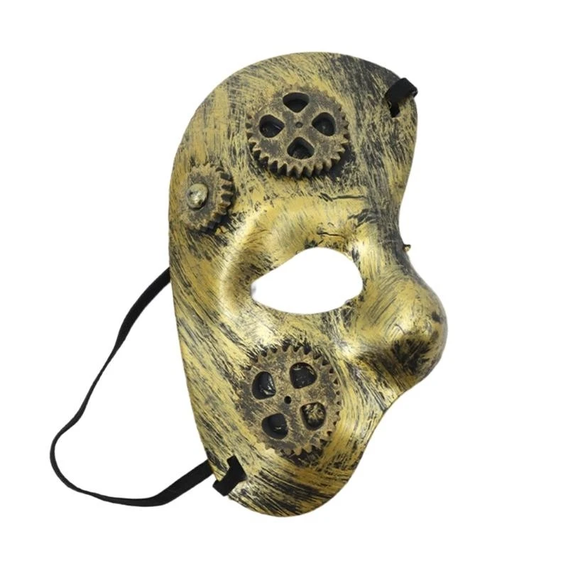 39bd mascarada máscara máscara media mascarilla steampunk mardi gras máscara veneciana máscara unisex
