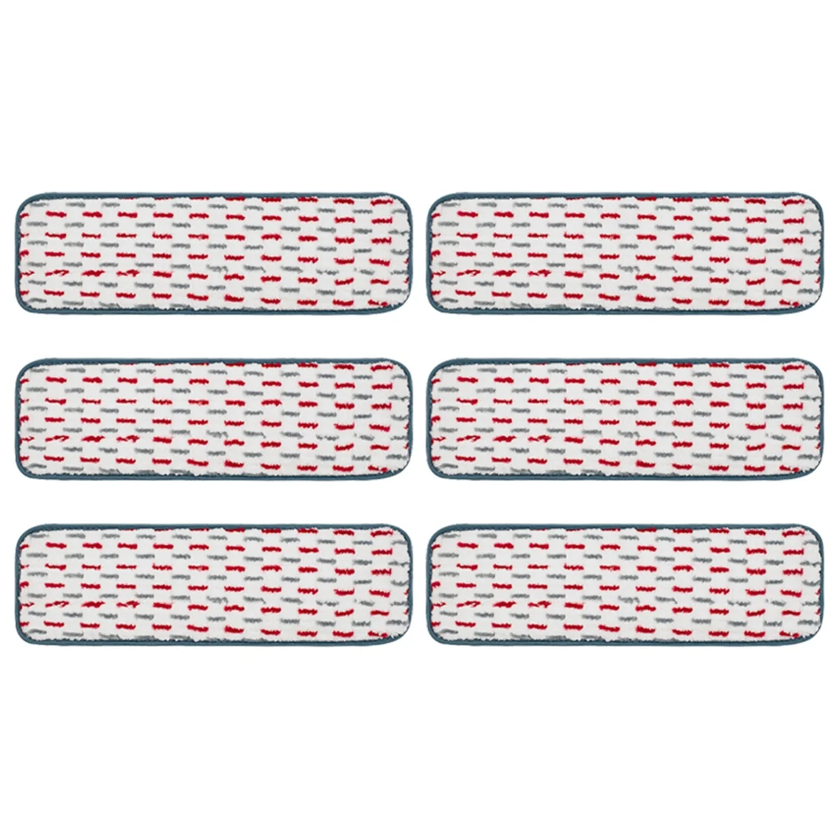 A11I 6PCS Reusable Mop Pads for PowerMop Replacement Microfibre Mop Thickened Pads Refills for Hardwood Floor-A