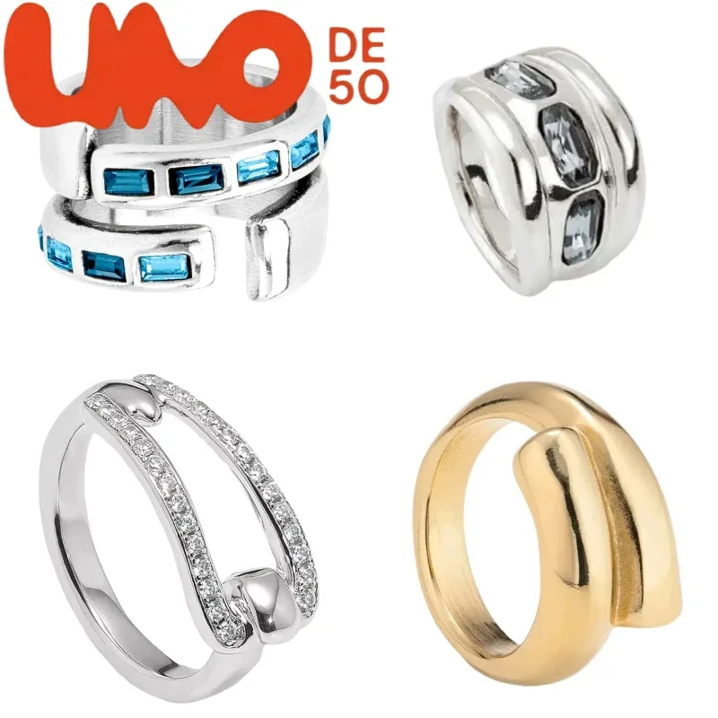 

UNOde50 24K Gold & Silver Ring - Elegant Fashion Jewelry At Affordable Cost