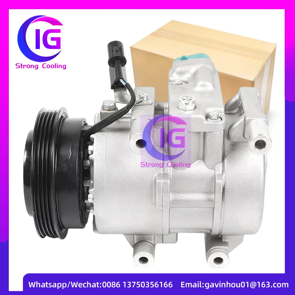 

6SBU16 AC Compressor For 2007-2009 Kia Spectra L4 2.0L 97701-0E125 977010E125 CO 10984C 4 Grooves