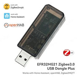 ZigBee 3.0 USB Dongle Plus Silicon Labs Mini EFR32MG21 Universal Open Source Zigbee Gateway  Chip Module ZHA NCP Home Assistant