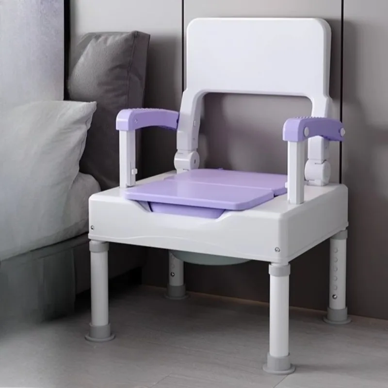 

Multi-scenario Use Bedside Commode Chair Height Adjustable Toilet Chairs for Seniors Toilet Booster Anti-slip Bathroom Chairs