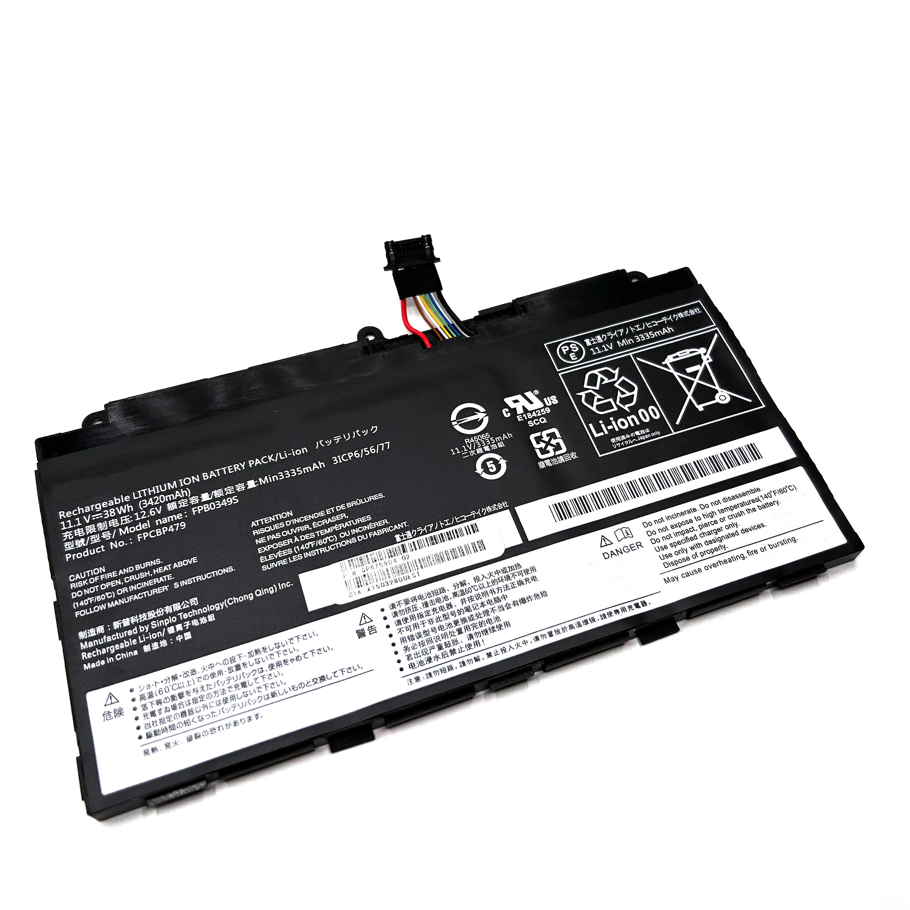 Imagem -03 - Bateria Original do Portátil Fpcbp479 Fpb0349s Fpcbp479 Fpb0326s 11.1v 38wh para Alfa Estilístico Q616 Q665 Q738 Q739 Cp690859 Cp70054001