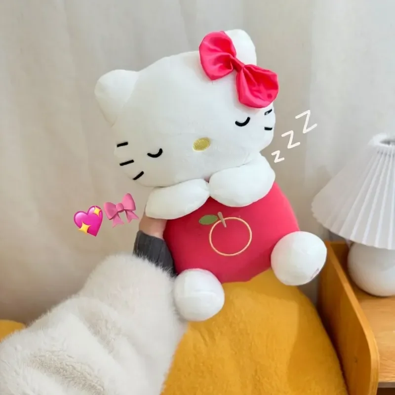 

Breathable Hellokitty Plush Doll Doll Simulation Breathing Kitty Toy Girl Gift Anime Surrounding Birthday Gift