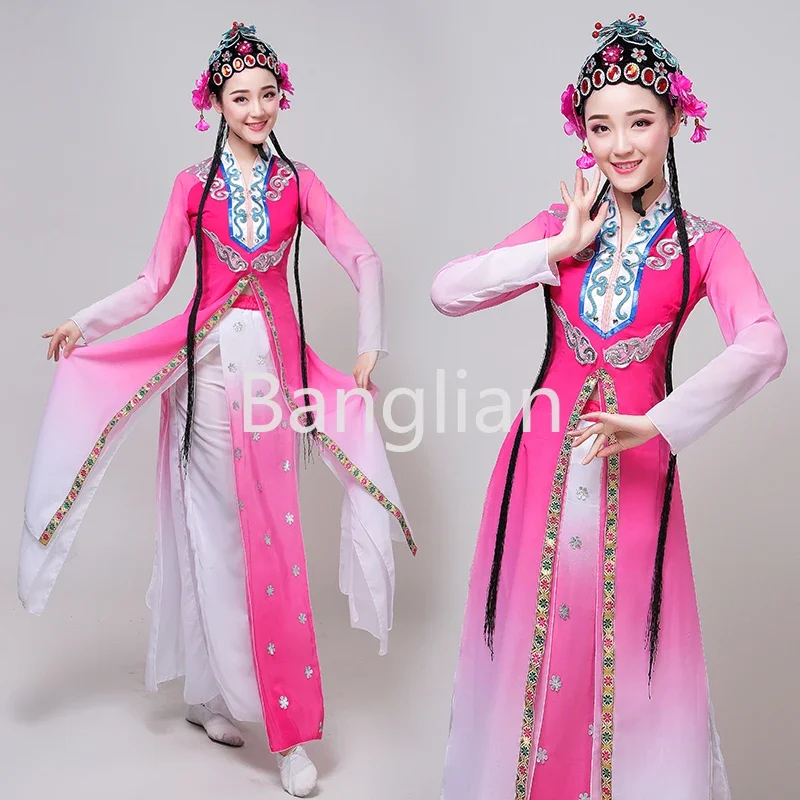 Beautiful Floral Performance Costumes, Classical Pear Blossom Dance Costumes