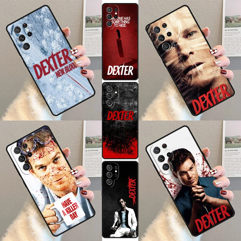 TV Show Dexter Morgan Phone Case For Samsung Galaxy S23 S21 S20 FE S24 S22 Ultra Note20 S10 S9 S8 Plus Silicone Cover