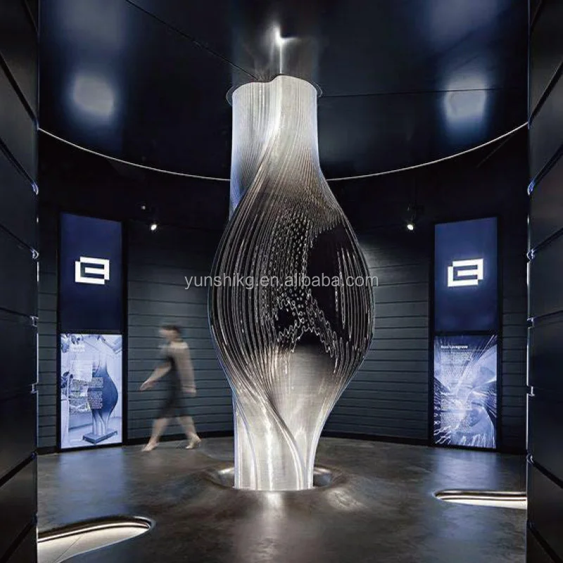 LED Creatively Custom Made Design Glow Hanging Chandeliers Exhibitions Architecture Installation Art