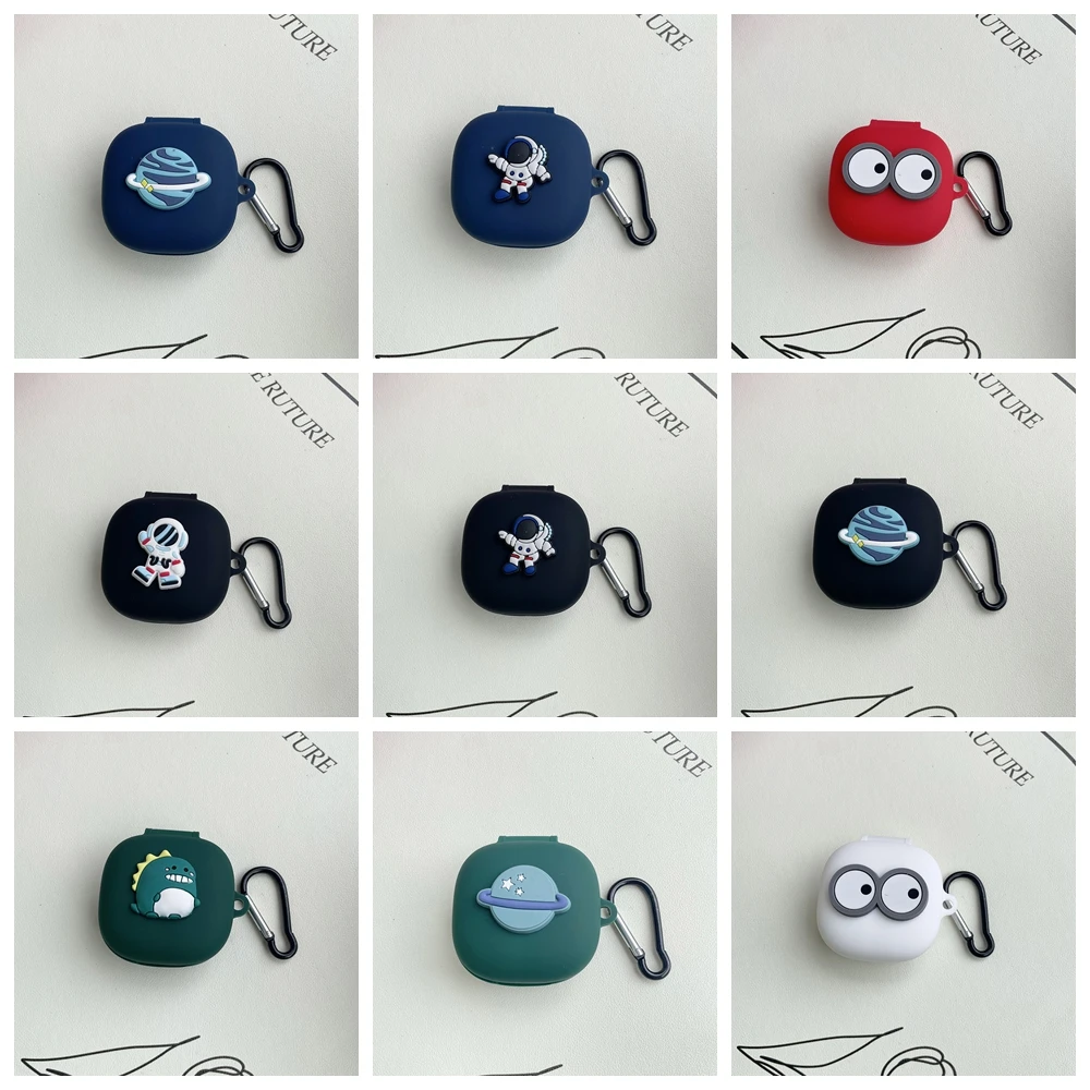 Housse de protection en Silicone pour couteurs SoundPEATS GoFree /GoFree 2 + /Breezy/Chasers, bote de chargement