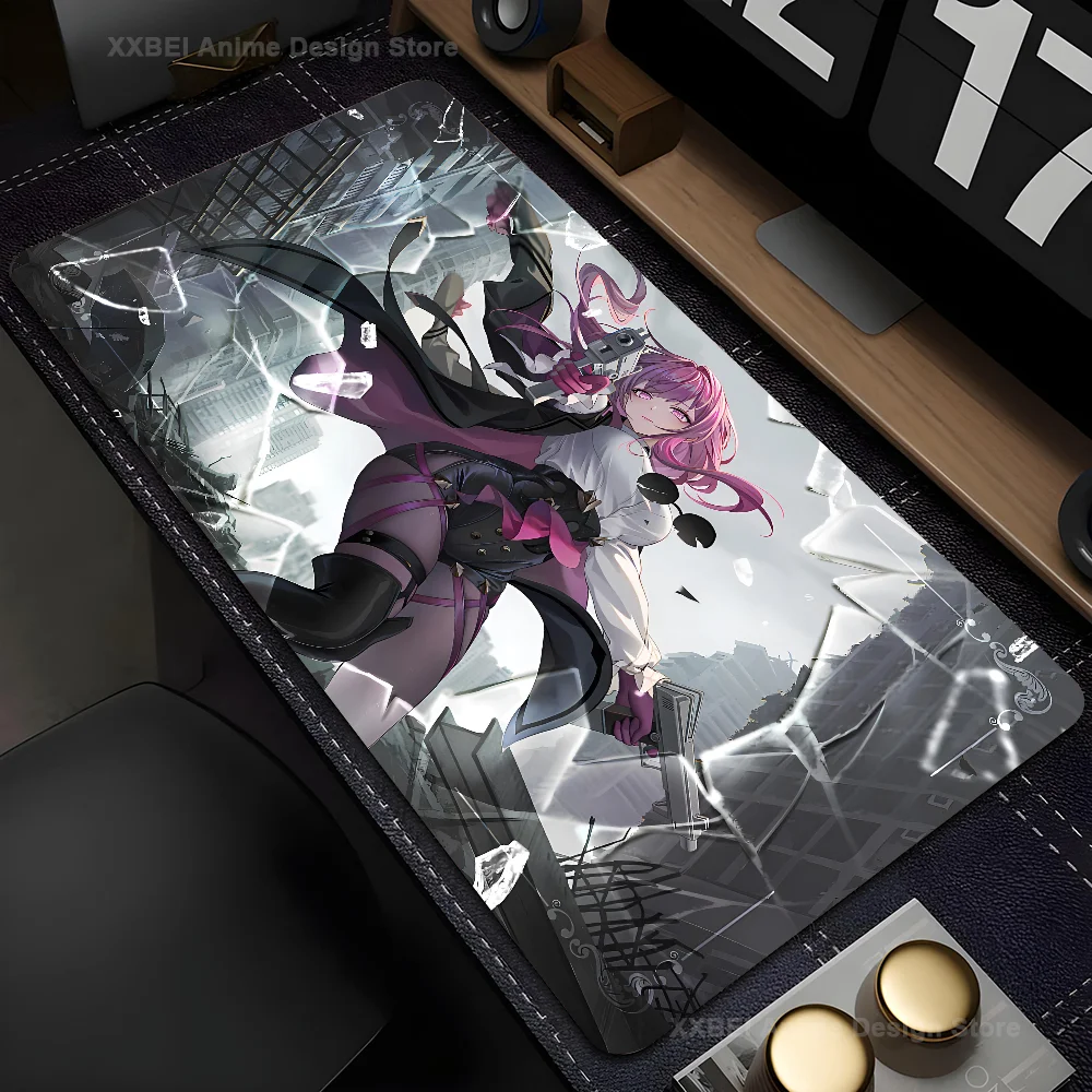 Game Kafka Honkai Star Rail Mouse Mat Desk Mat With Pad Gaming Accessories Prime Gaming XXL Keyboard Pad Padding Mat