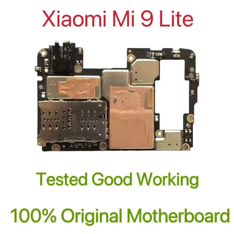 Global Version Original Unlocked Motherboard for Xiaomi Mi 9 Lite Tested Circuit Plate Main Logic Board for Xiaomi Mi 9 Lite