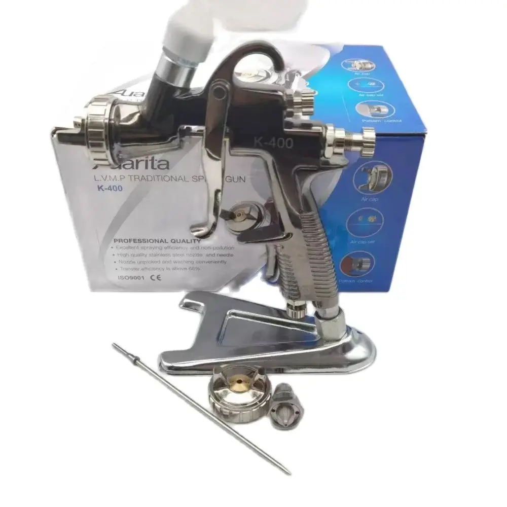 Imagem -06 - Lvmp Pistola de Pulverização de Carro Alta Atomização Ferramenta de Pintura Aerógrafo 1.4 mm 1.7 mm R500 Alta Qualidade Auarita-k400