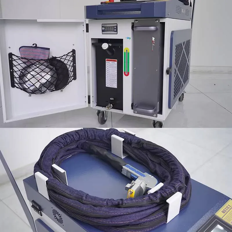 Handheld Rust Removal 1000W/1500W/2000W/3000W Max Water Cooling Metal Stainless Steel Paint Fiber Laser Cleaning Machine