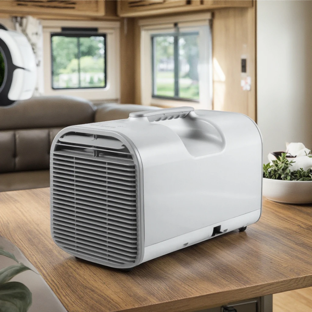 

Outdoor Portable 3000Btu Air Conditioner Indoor And Outdoor Unit Shade Sun Protection In Camping